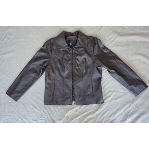 East 5th Genuine Leather Jacket Sophisticated Modern Minimalist XL NWOT